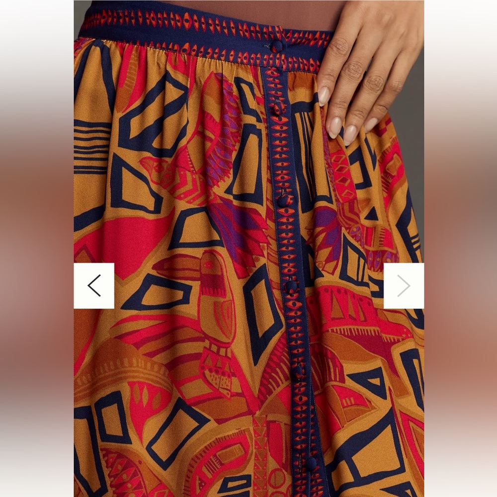 FARM Rio Multicolor Maxi Skirt - Picture 4 of 12